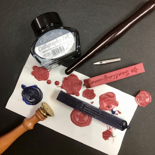 STAMPS, SEALS AND CALLIGRAPHY INK
