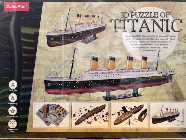 3D Puzzles with LED Lights – TITANIC