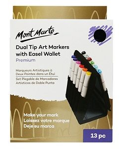 mm dual alcohol markers with wallet