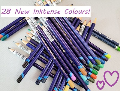 We Love: Derwent’s 28 New Inktense Colour Pencils!