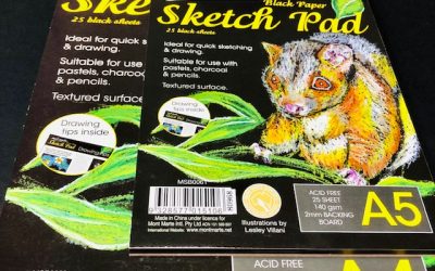 Mont Marte’ Black Paper Sketch Pad