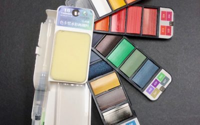 Just arrived…..for the travelling watercolour enthusiast