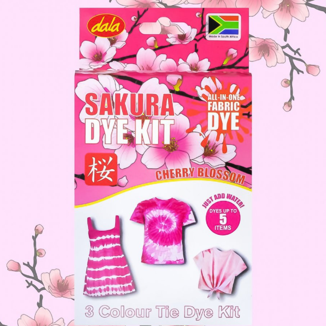 Dala tie dye kit cherry blossom