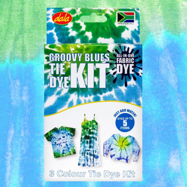 Dala tie dye kit groovy blues