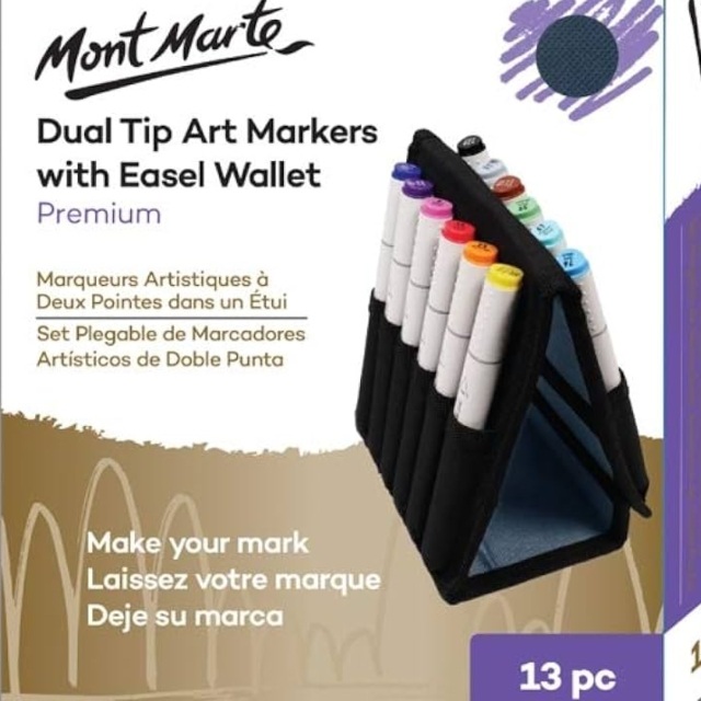 mont marte alcohol markers wallet