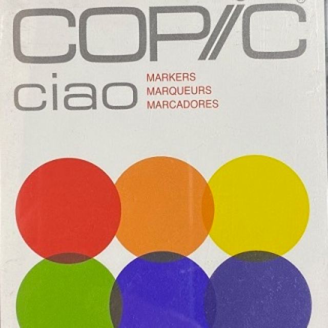 Copic set markers 6 primary colours