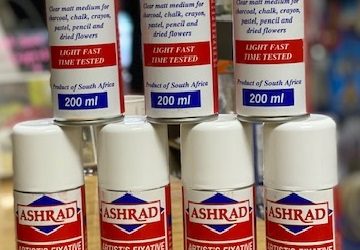 Ashrad Artist’s Fixative in stock!