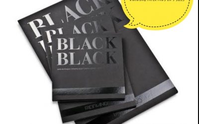 Fabriano Black Black Drawing Paper