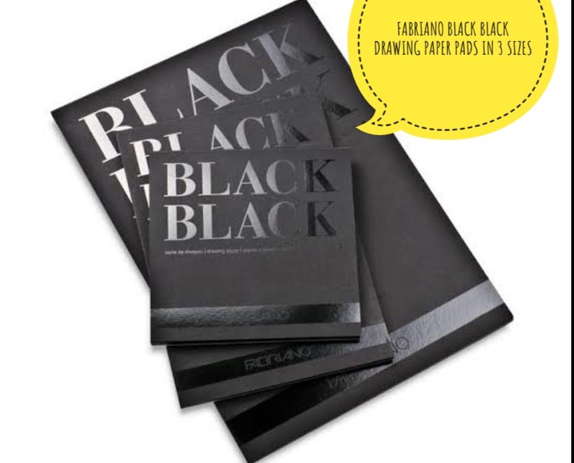 Fabriano Black Black Drawing Paper