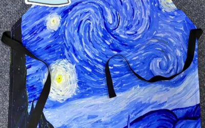 Gorgeous arty aprons