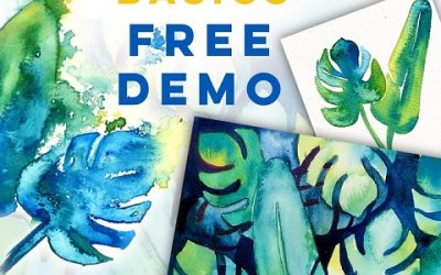 Karin Malan Watercolour demo