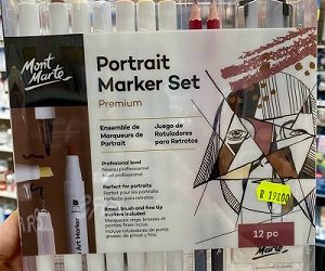 New In! The fabulous Mont Marte Portrait Marker Set