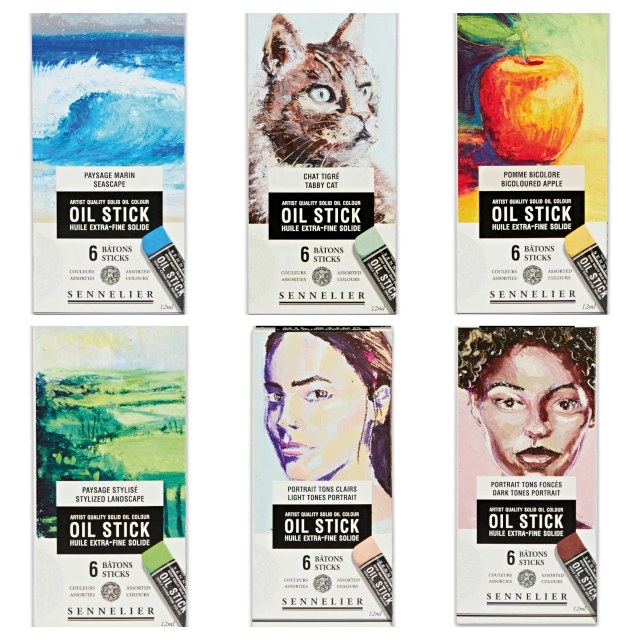 Sennelier oil stick box variants