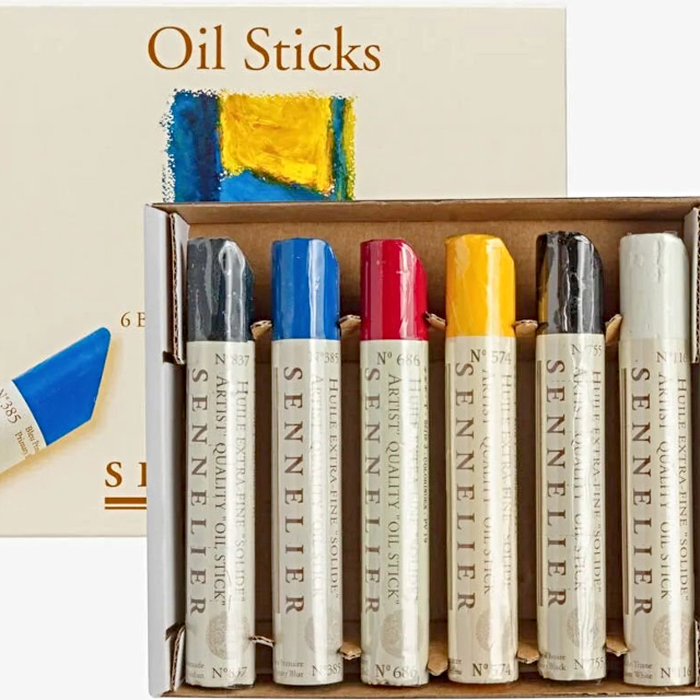 Sennelier oil sticks logo
